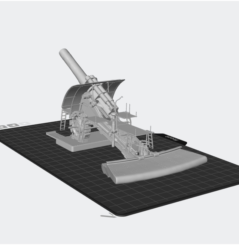 Big Bertha — German Super Heavy Siege Howitzer (1914–1918)  STL for 3D Printing | 28mm / 32mm / 54mm / bust | FDM / Resin | Instant Download