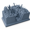 WWI German Trench Diorama STL File for 3D Printing