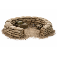 WWII Sandbag Bunker – STL файл для 3D печати
