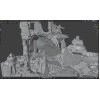 “Last Stand in the Ruins” — WWII Diorama | STL File for 3D Printing | Instant Download