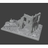 “Last Stand in the Ruins” — WWII Diorama | STL File for 3D Printing | Instant Download