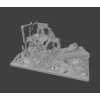 “Last Stand in the Ruins” — WWII Diorama | STL File for 3D Printing | Instant Download