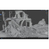 “Last Stand in the Ruins” — WWII Diorama | STL File for 3D Printing | Instant Download