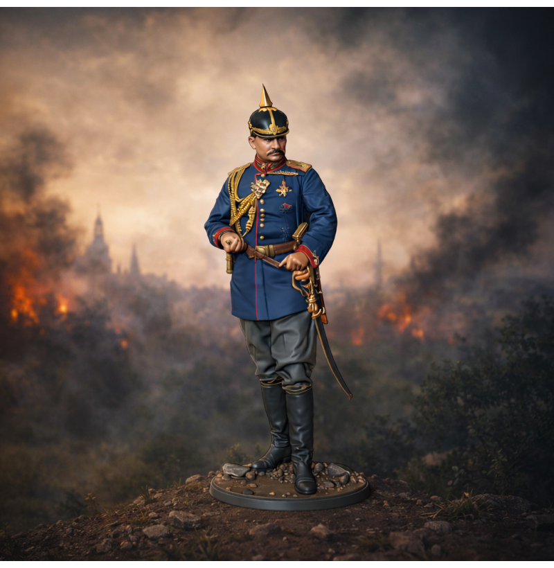 WWI German (Prussian) Officer — STL Files for 3D Printing | Instant Download