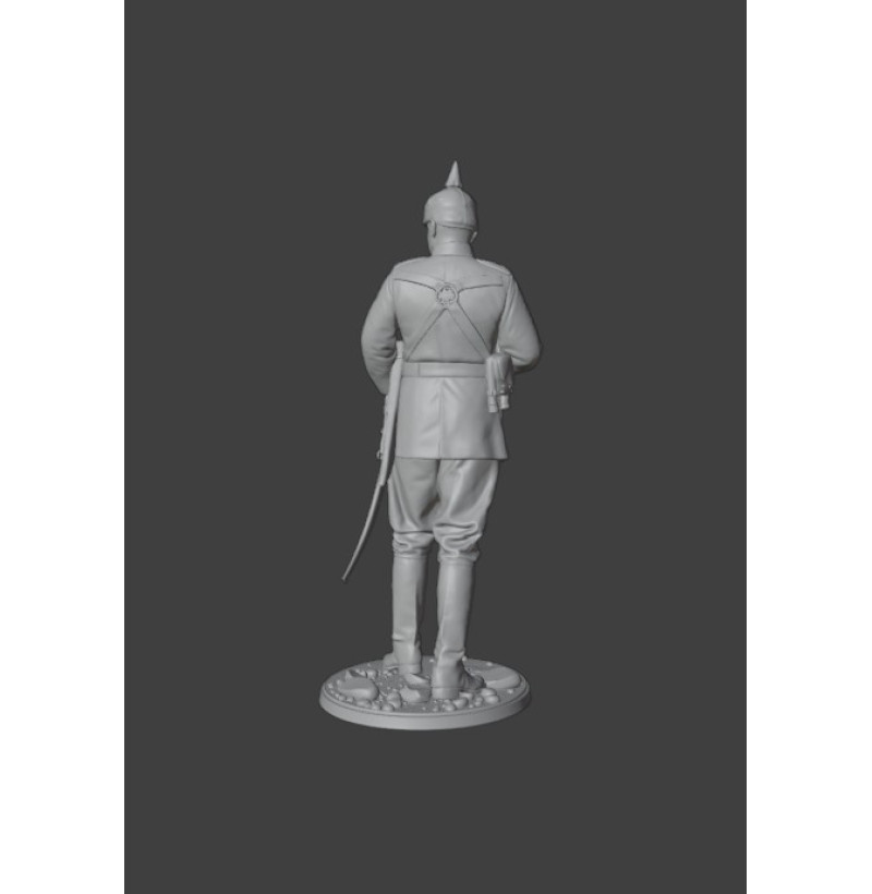 WWI German (Prussian) Officer — STL Files for 3D Printing | Instant Download