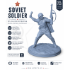 WWII Soviet Soldier Throwing Anti-Tank Grenade STL File for 3D Printing – Red Army Miniature