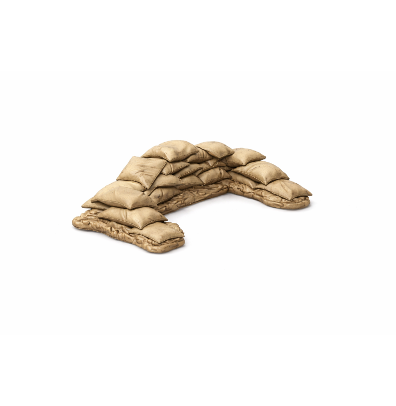 Sandbag Bunker STL – Military Terrain for Wargames and Diorama 3D Printing