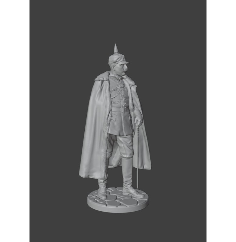 Kaiser Wilhelm II — German Empire, World War I (1914–1918) | STL Files for 3D Printing | Instant Download