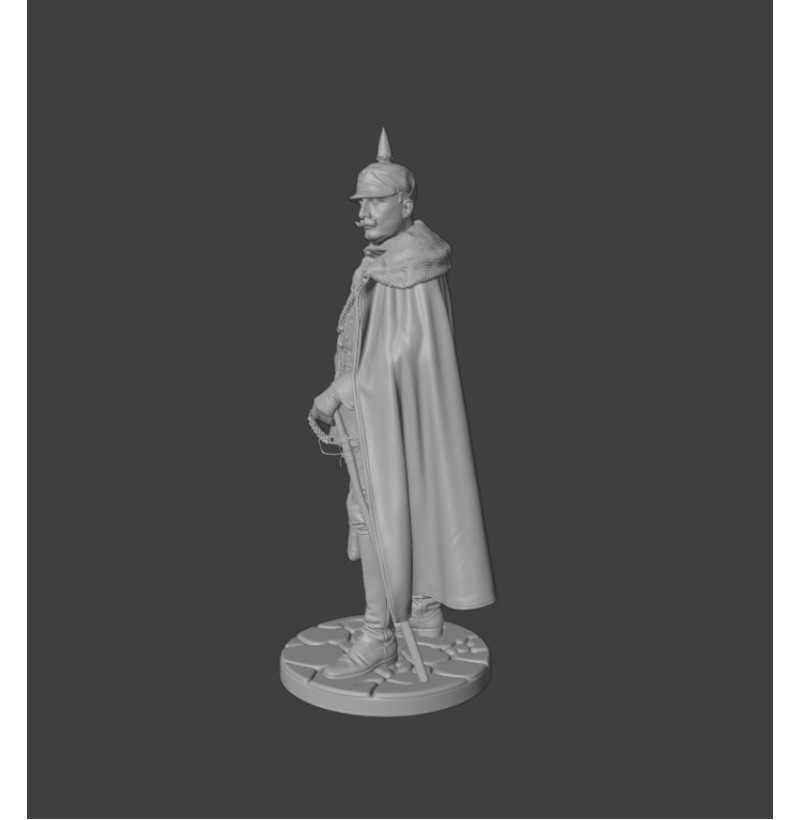 Kaiser Wilhelm II — German Empire, World War I (1914–1918) | STL Files for 3D Printing | Instant Download