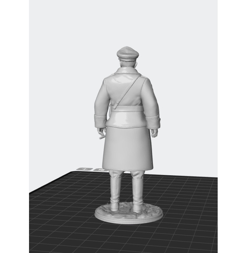 WWII German General STL File for 3D Printing