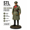 WWII German General STL File for 3D Printing