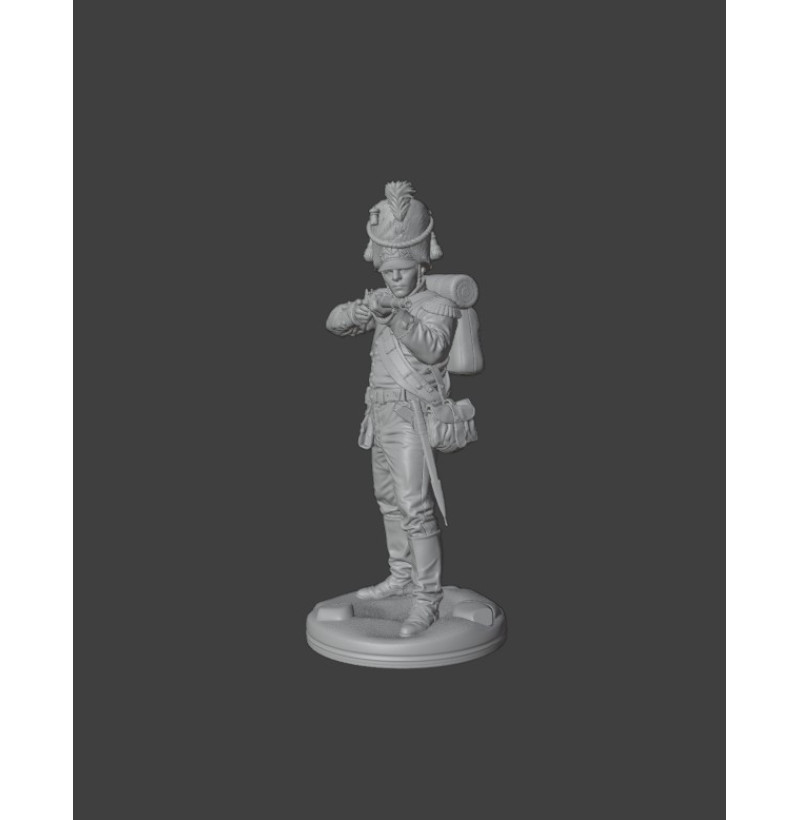 Napoleonic Infantry (France) — Musketeer Aiming | STL for 3D Printing