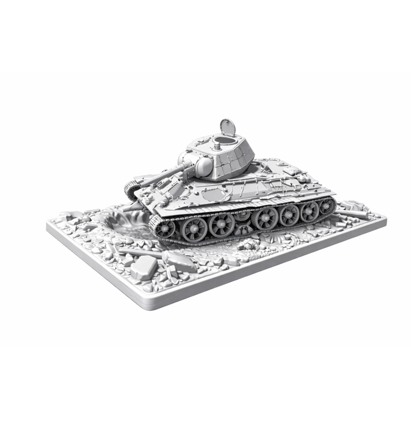 T-34 (USSR) — STL Files for 3D Printing | WWII Tank Diorama | Instant Download