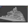 T-34 (USSR) — STL Files for 3D Printing | WWII Tank Diorama | Instant Download