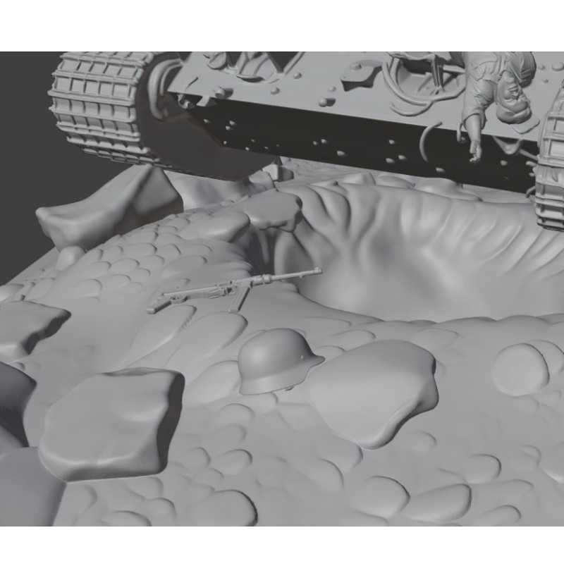 T-34 (USSR) — STL Files for 3D Printing | WWII Tank Diorama | Instant Download