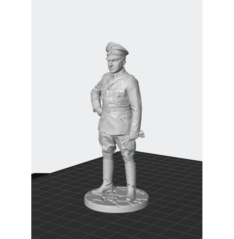 Erich von Manstein WWII German Field Marshal STL File for 3D Printing