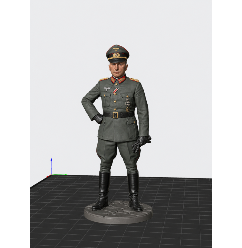 Erich von Manstein WWII German Field Marshal STL File for 3D Printing