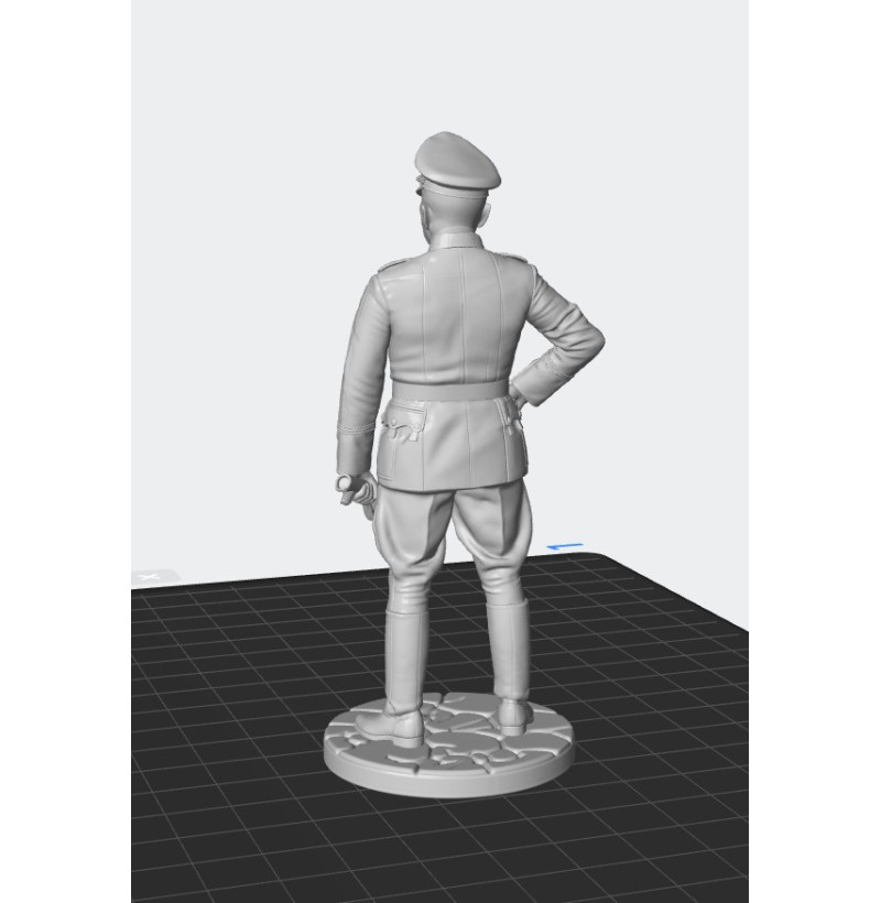 Erich von Manstein WWII German Field Marshal STL File for 3D Printing