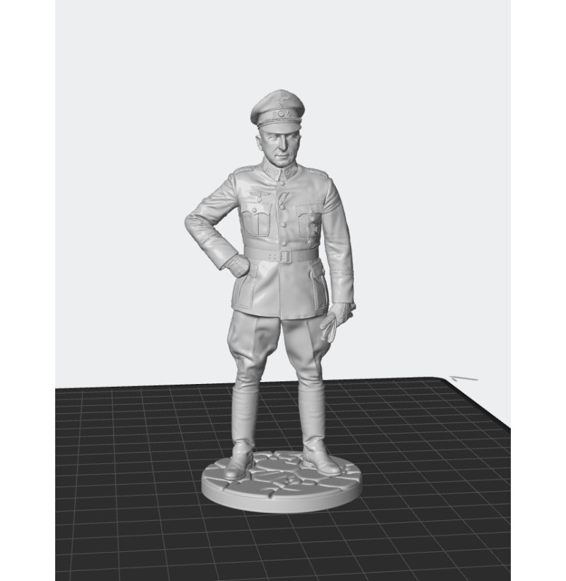Erich von Manstein WWII German Field Marshal STL File for 3D Printing