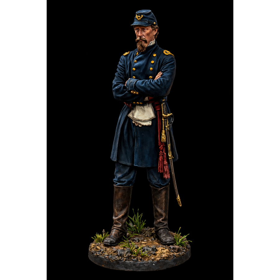 Union Officer, American Civil War (1861–1865) — STL Files for 3D Printing | FDM / Resin | Instant Download