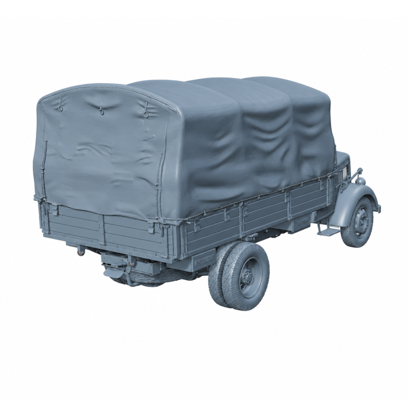 Mercedes-Benz L 3000 S – WWII German Military Truck STL for 3D Printing
