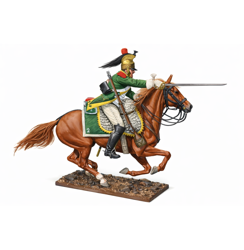 Napoleonic Cavalry Officer on Horseback — STL Files for 3D Printing