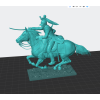 Napoleonic Cavalry Officer on Horseback — STL Files for 3D Printing