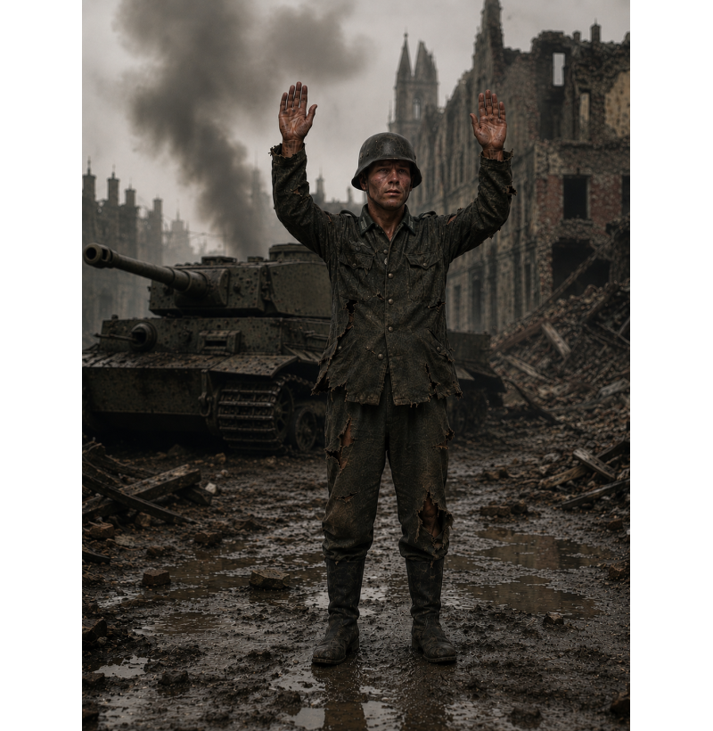 WWII German Soldier Prisoner STL File for 3D Printing