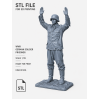 WWII German Soldier Prisoner STL File for 3D Printing