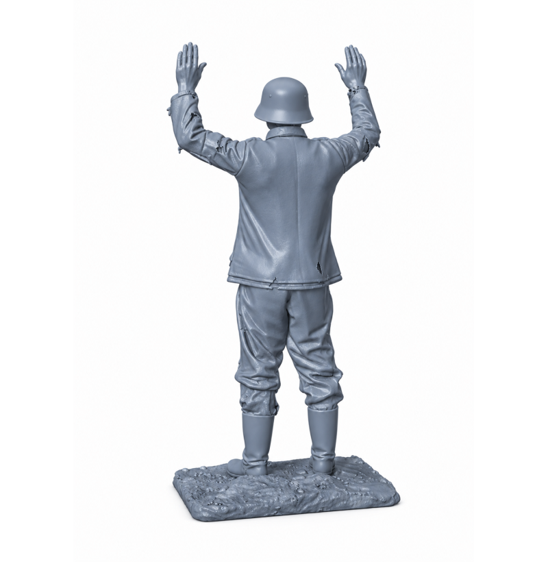WWII German Soldier Prisoner STL File for 3D Printing