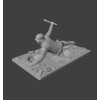 German Soldier Throwing a Grenade — STL File for 3D Printing | World War II | Instant Download