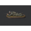 WWII German Infantry Soldier (Prone with Rifle) — STL for 3D Printing | Wargames / Diorama / Painting | Instant Download