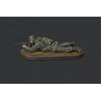 Немецкий пехотинец WWII (лёжа с винтовкой) — STL для 3D-печати | Wargames • Diorama • Painting | Instant Download