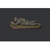 WWII German Infantry Soldier (Prone with Rifle) — STL for 3D Printing | Wargames / Diorama / Painting | Instant Download