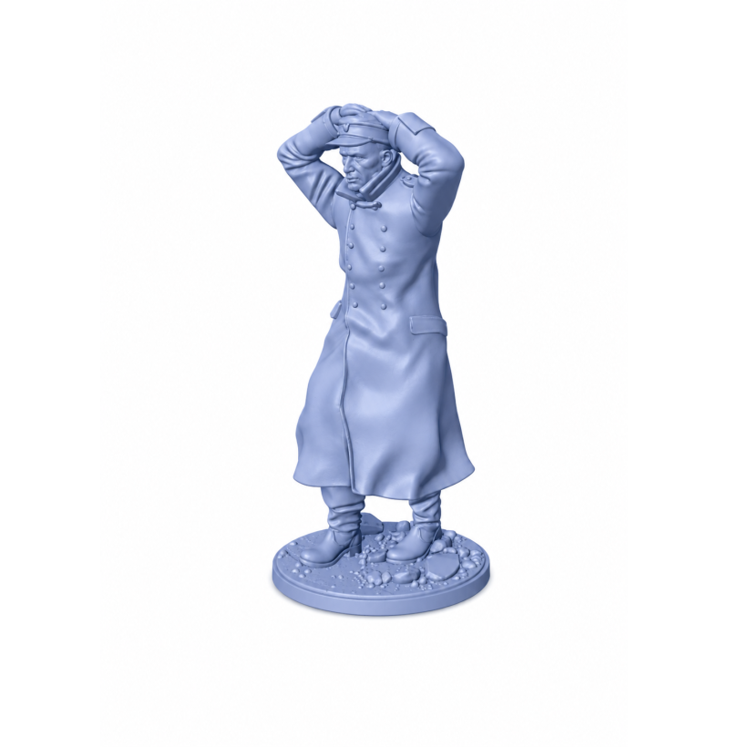 Німецький військовополонений Другої світової війни – STL модель для 3D друку