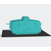 WWI German Heavy Tank A7V — STL for 3D Printing | Instant Download