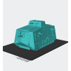 WWI German Heavy Tank A7V — STL for 3D Printing | Instant Download