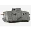 WWI German Heavy Tank A7V — STL for 3D Printing | Instant Download