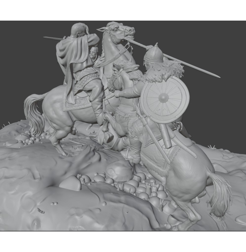 Sviatoslav Last Battle — Historical Diorama STL Files for 3D Printing