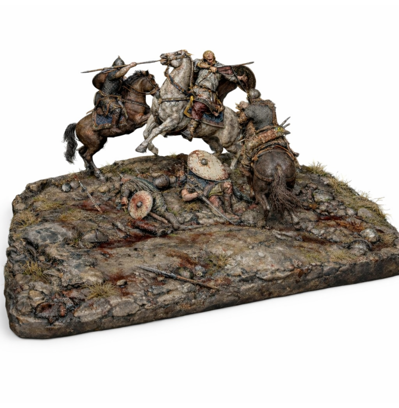 Sviatoslav Last Battle — Historical Diorama STL Files for 3D Printing