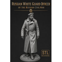 Офицер Белой гвардии STL файл для 3D печати
