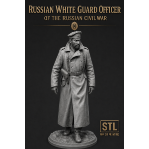 White Guard Officer STL File for 3D Printing