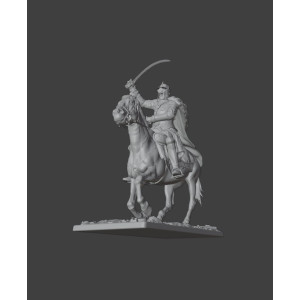 Polish Winged Hussar Cavalry – STL File for 3D Printable Historical Miniature