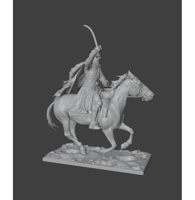 Polish Winged Hussar Cavalry – STL File for 3D Printable Historical Miniature