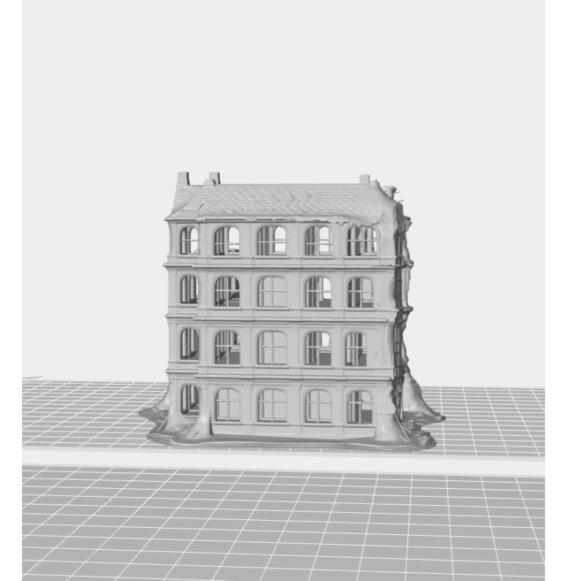 WWII Ruined Building — STL Files for 3D Printing