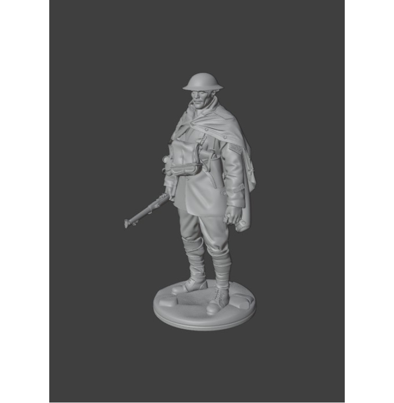 British WWI Soldier — Buy STL for 3D Printing