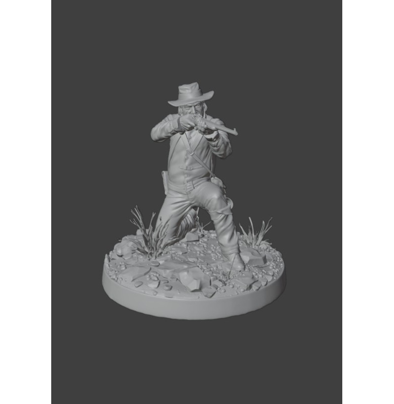 Western Frontier Hunter – STL File for 3D Printing