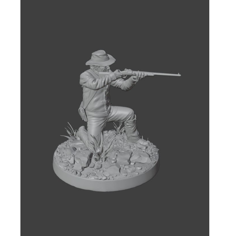 Western Frontier Hunter – STL File for 3D Printing
