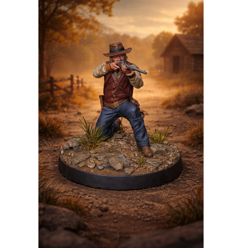 Western Frontier Hunter – STL File for 3D Printing