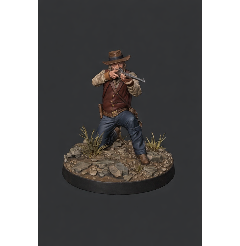 Western Frontier Hunter – STL File for 3D Printing